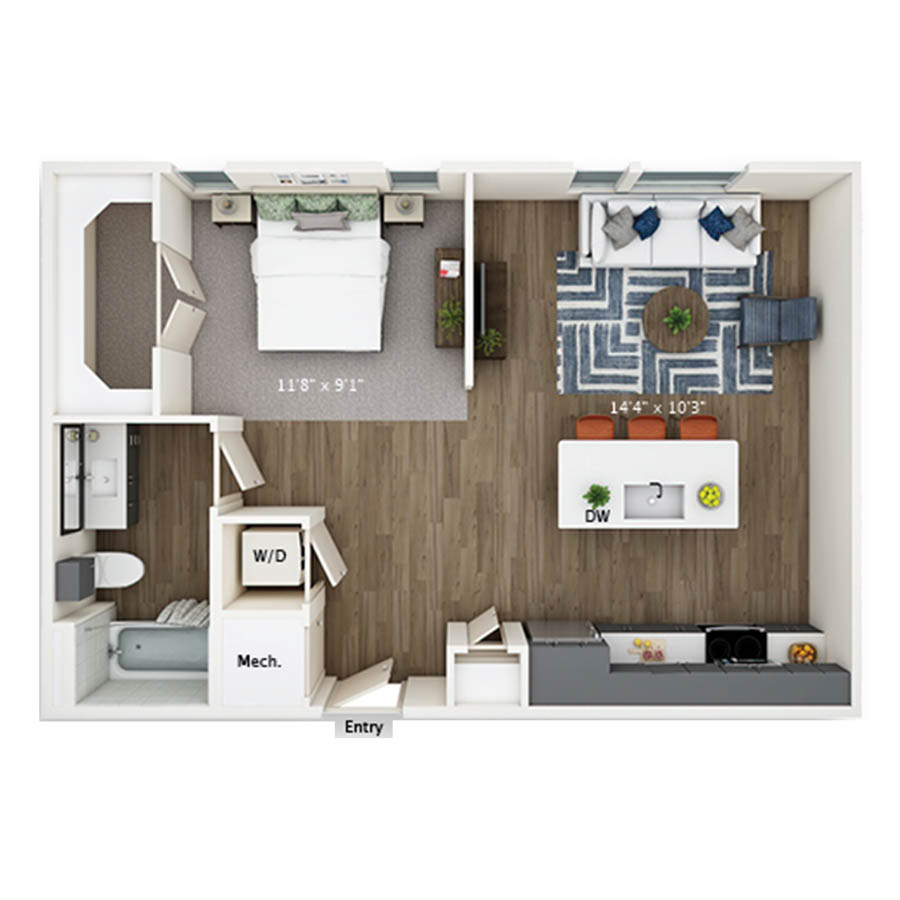 E2 floor plan