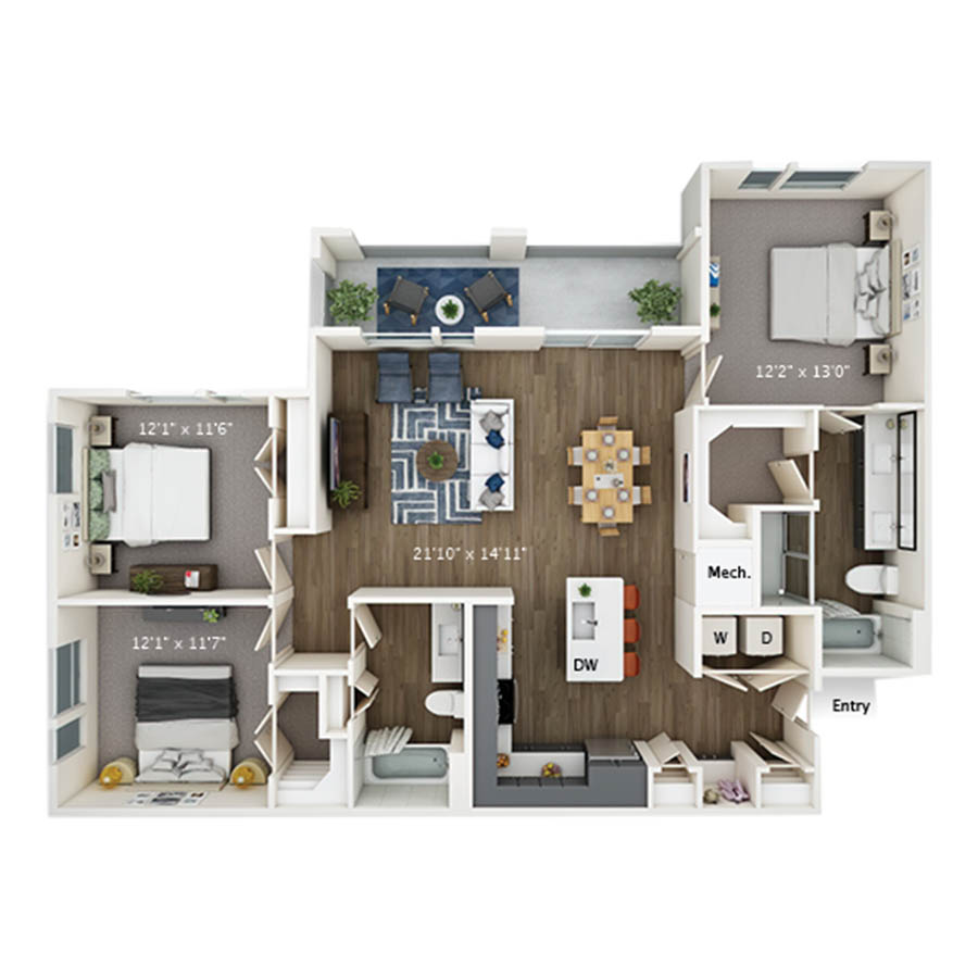 C1 floor plan