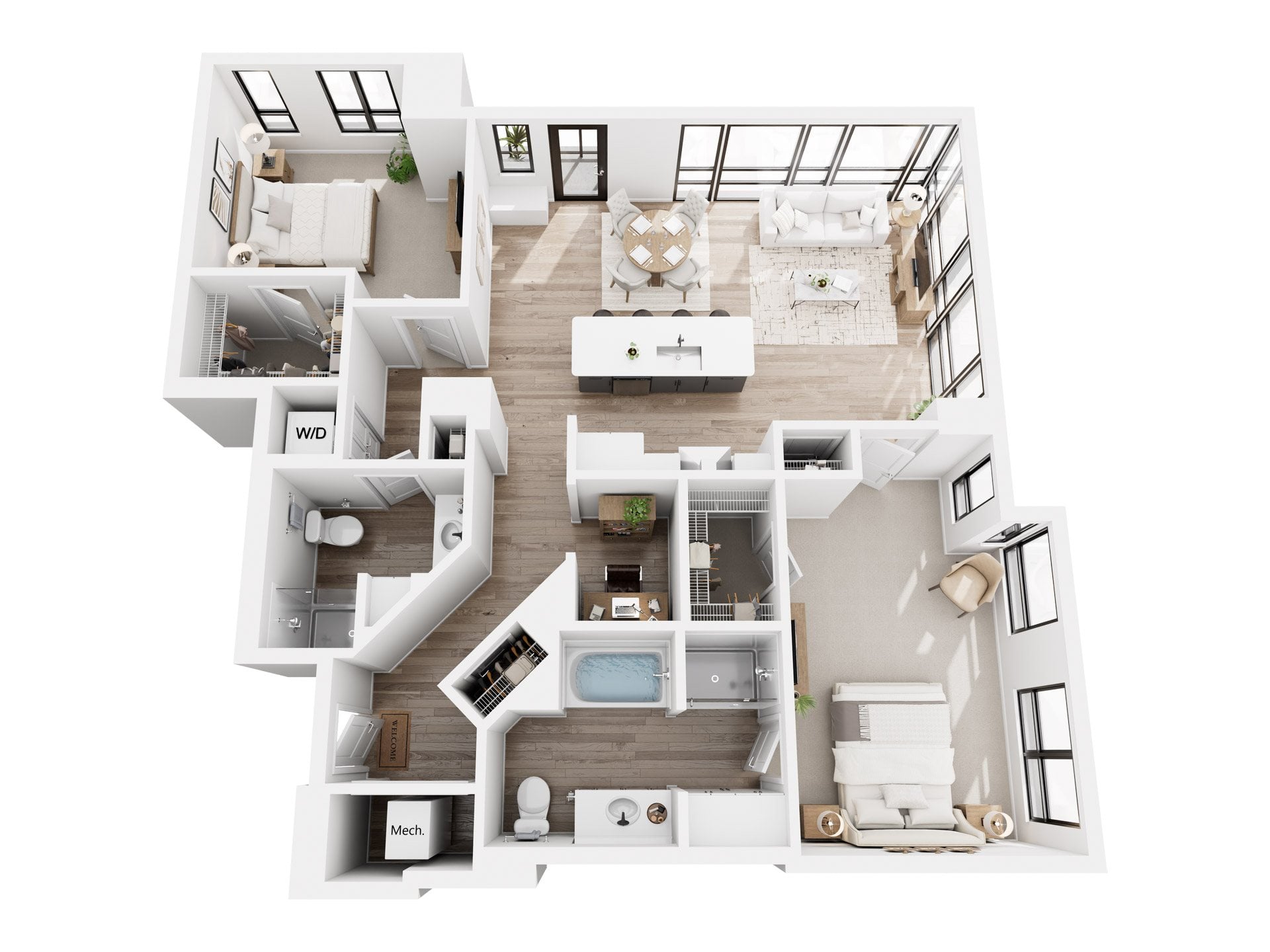 2 Bedroom F floor plan