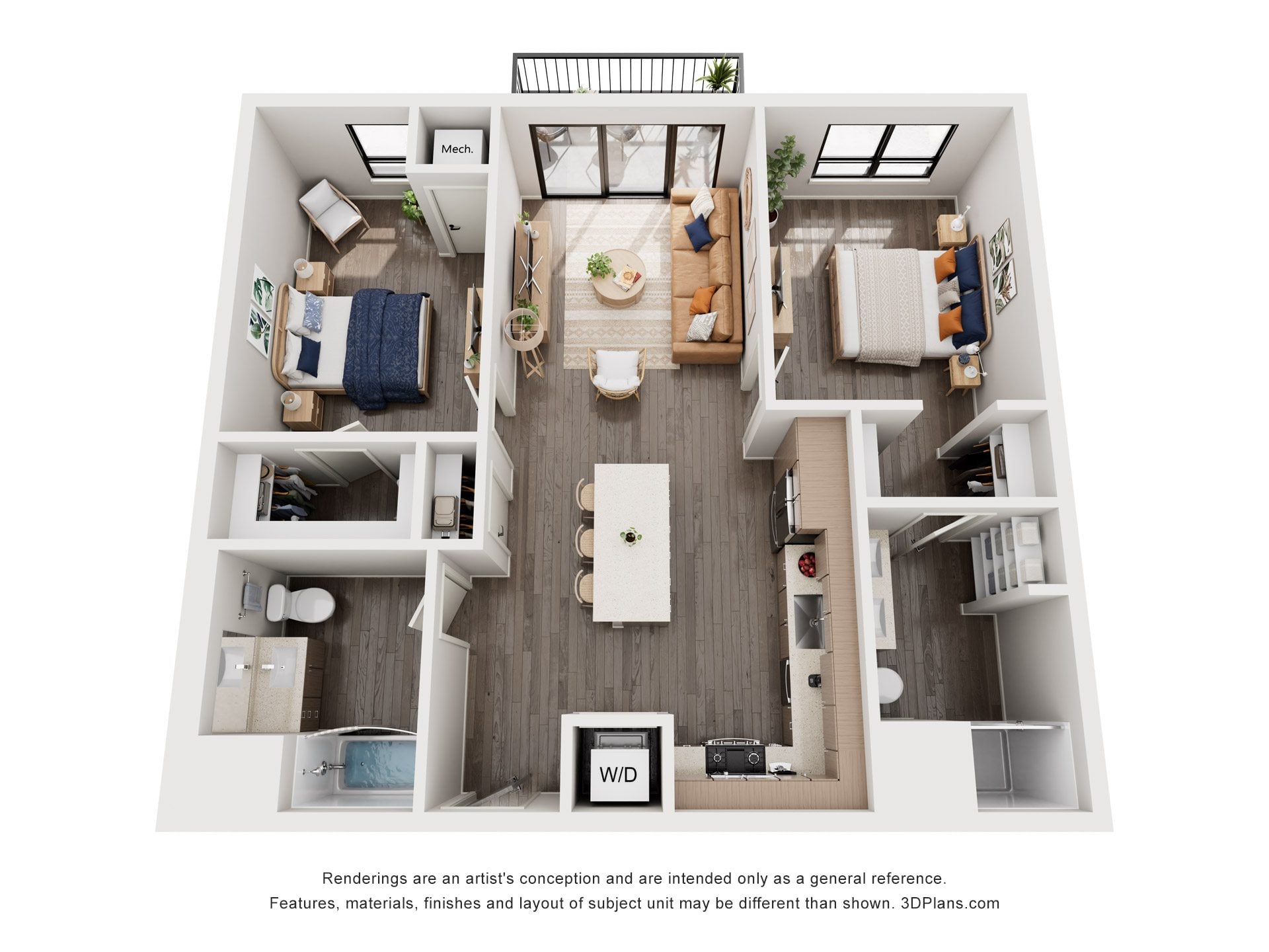 Hawthorn ADA floor plan