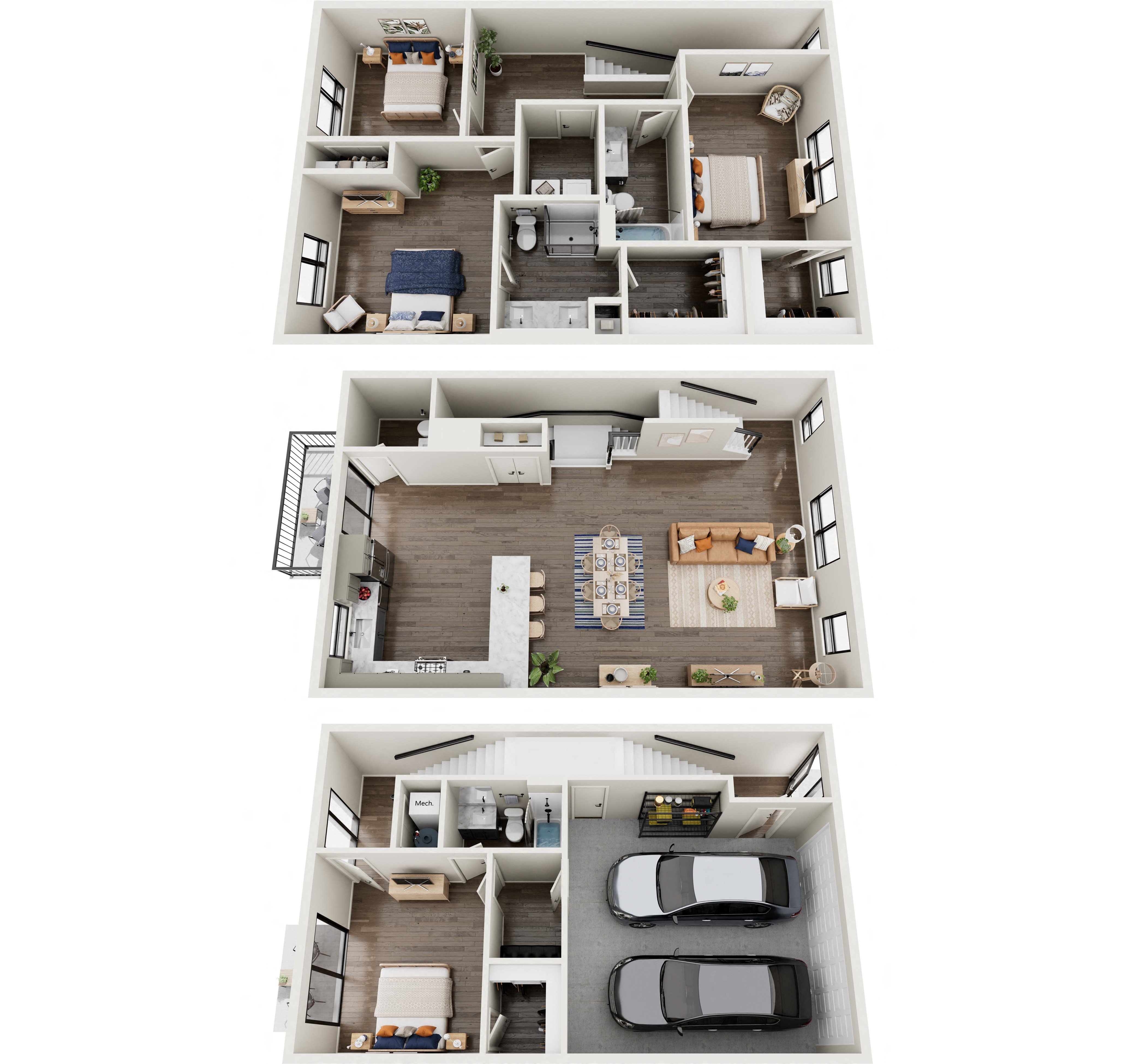 Maple Townhome floor plan