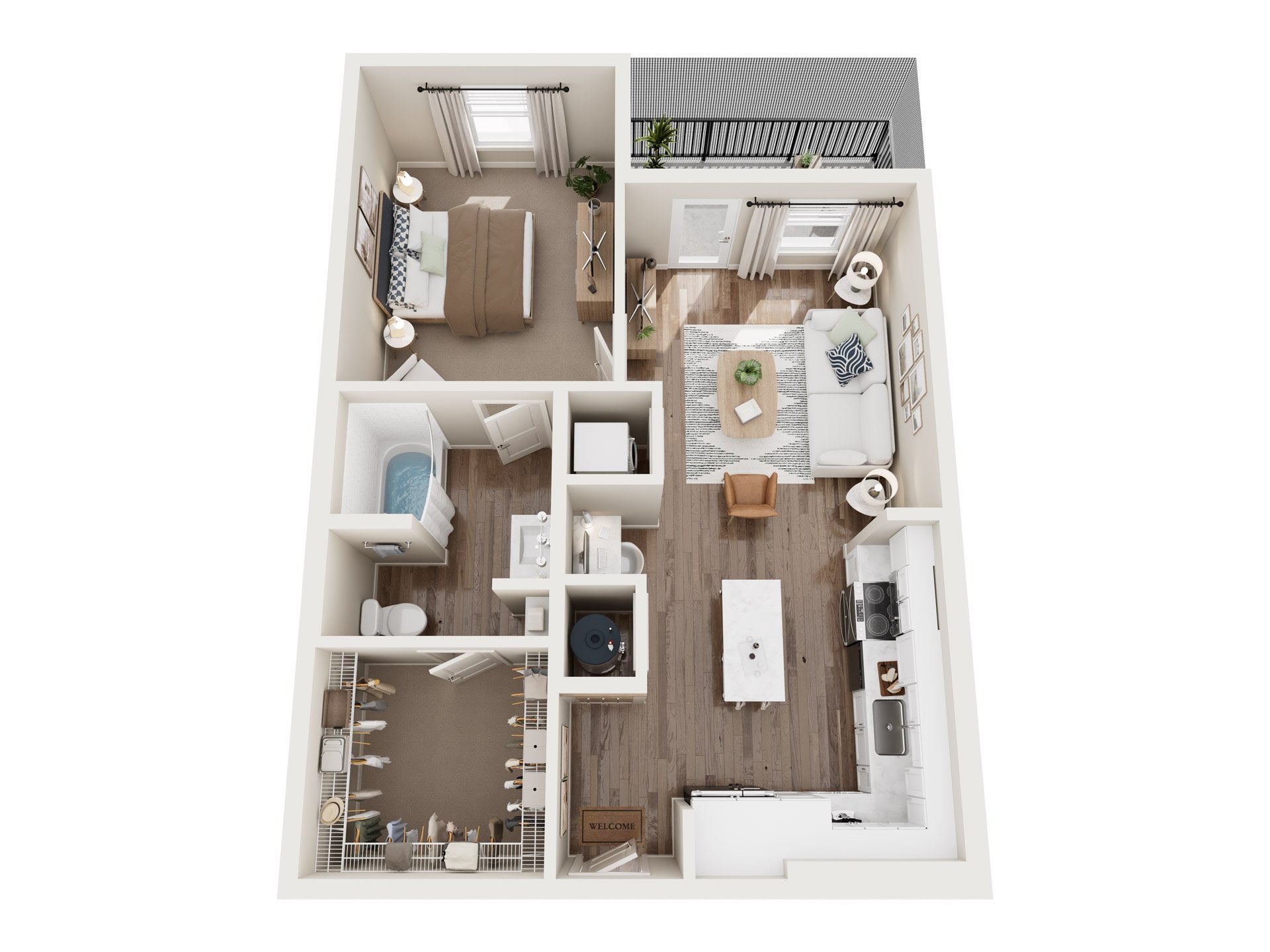 A1 floor plan