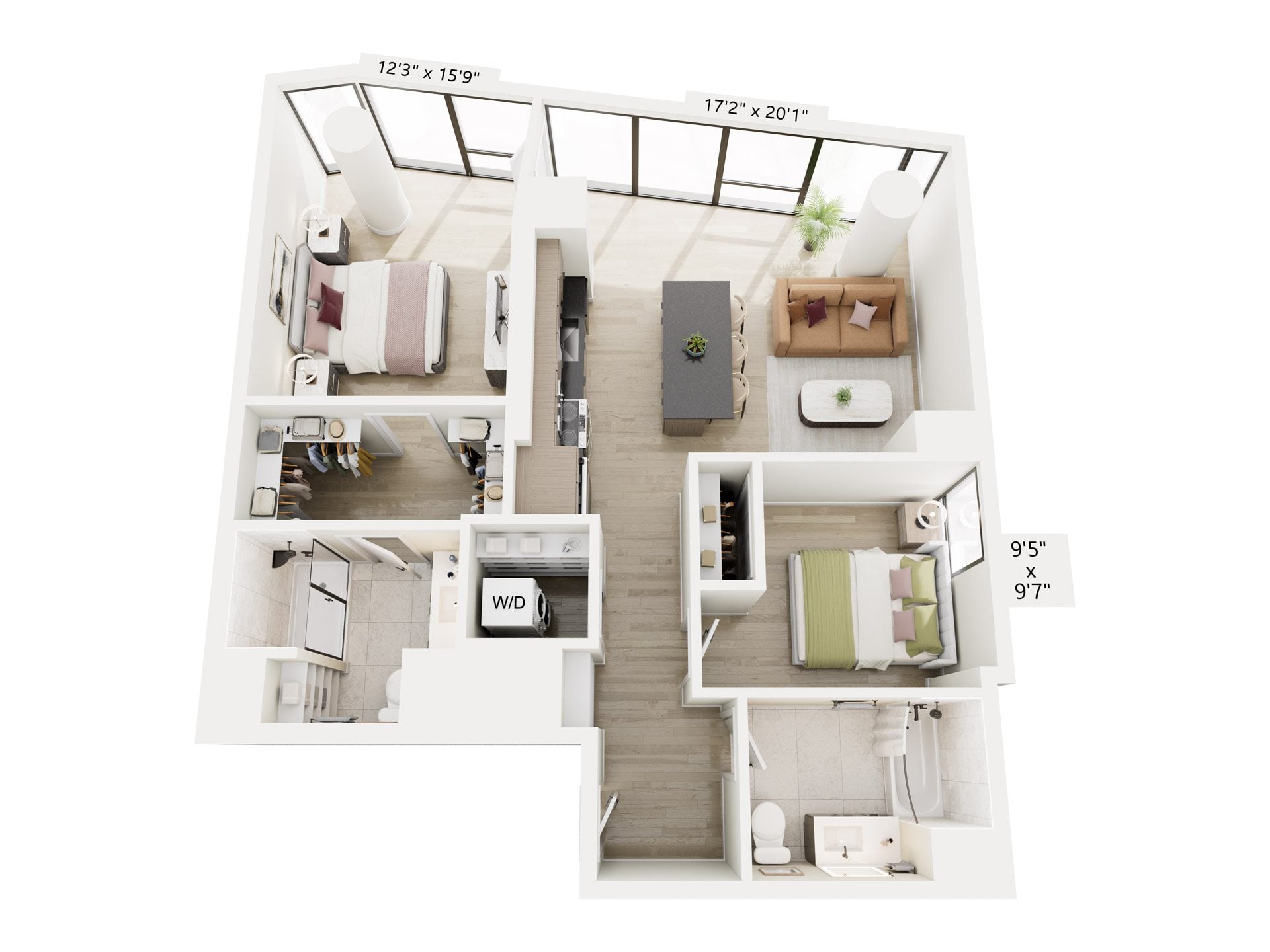 2B-4 floor plan