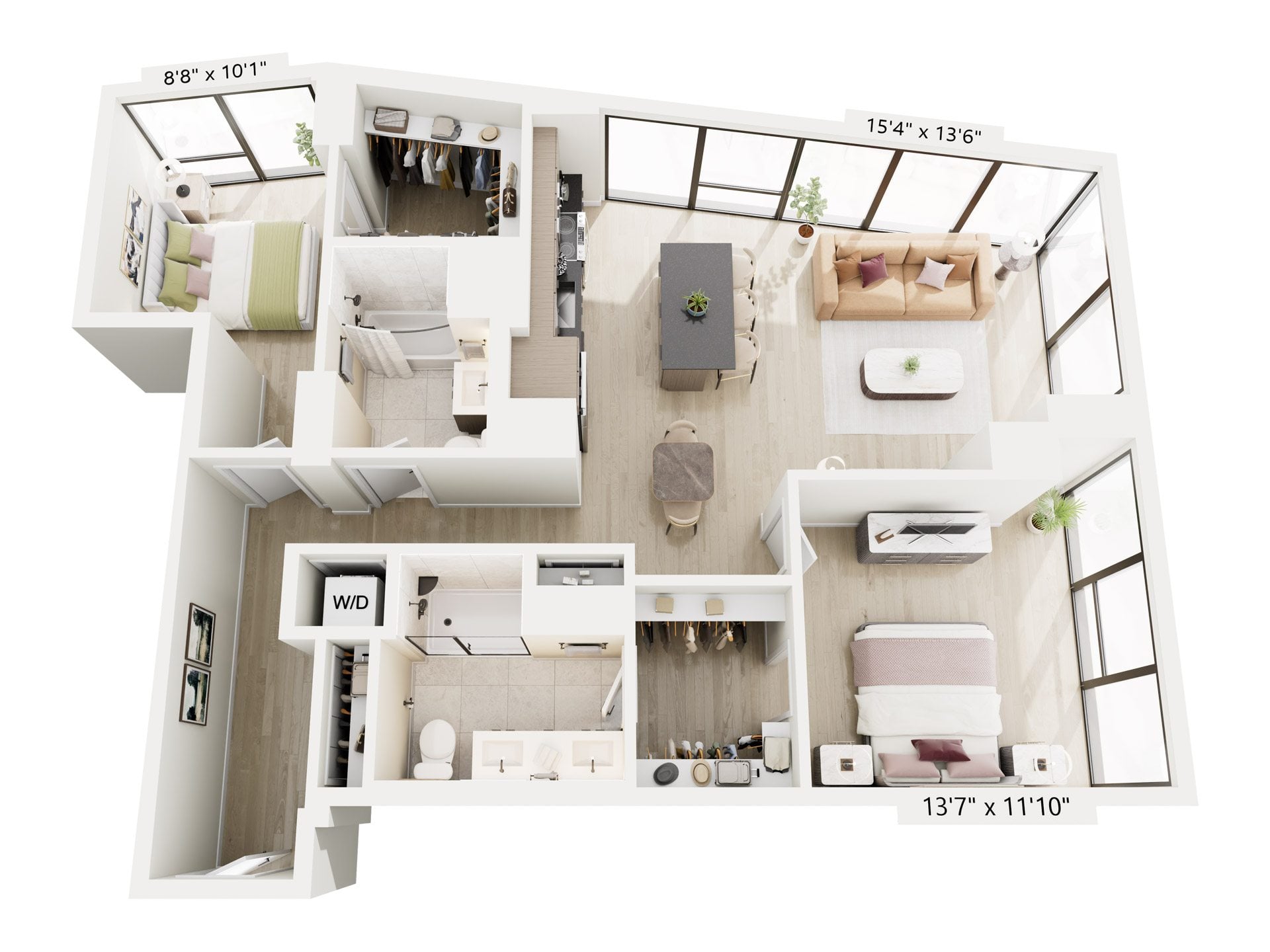 2B-2A floor plan