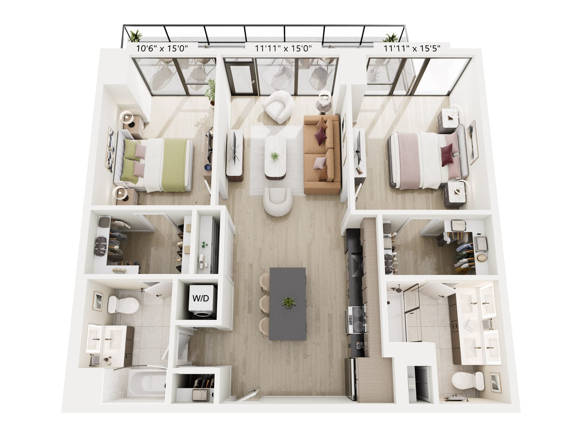 2B-6 floor plan