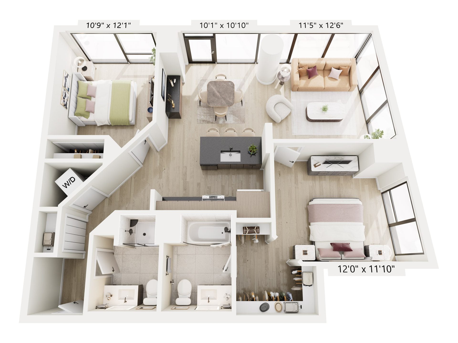 2B-1 floor plan