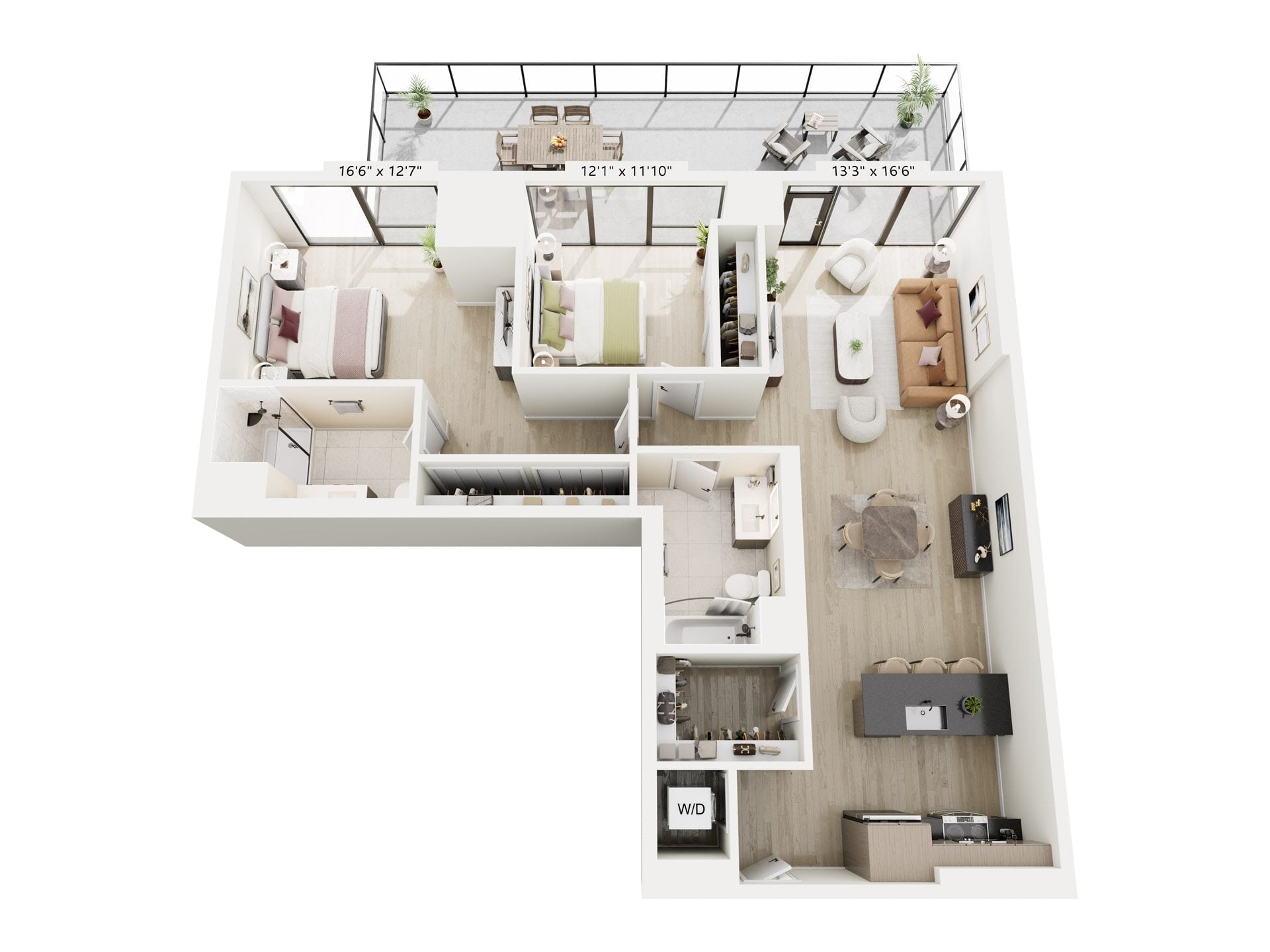 2B-9 floor plan