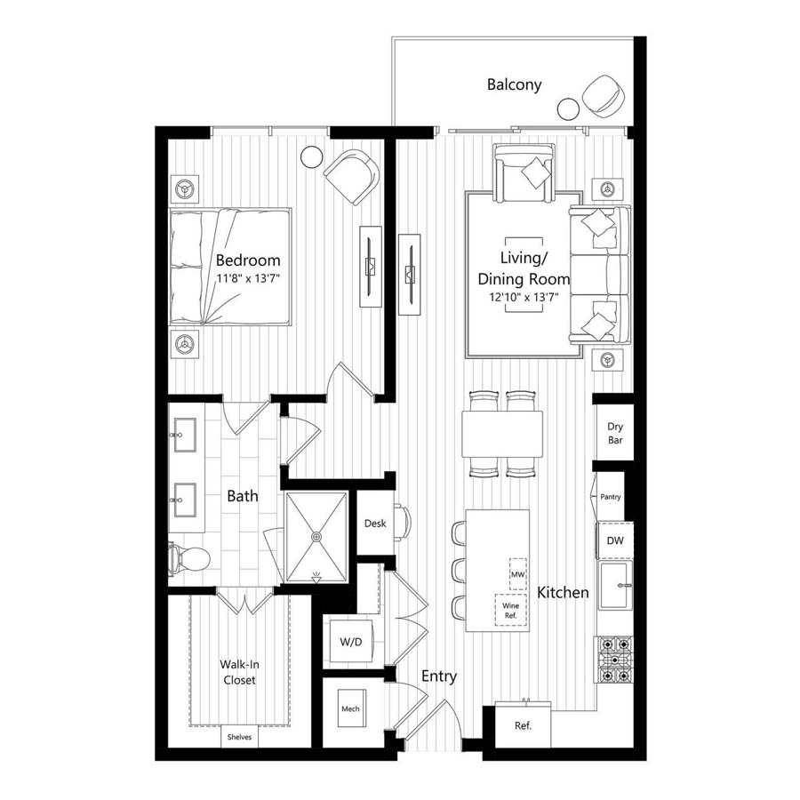 A1 floor plan