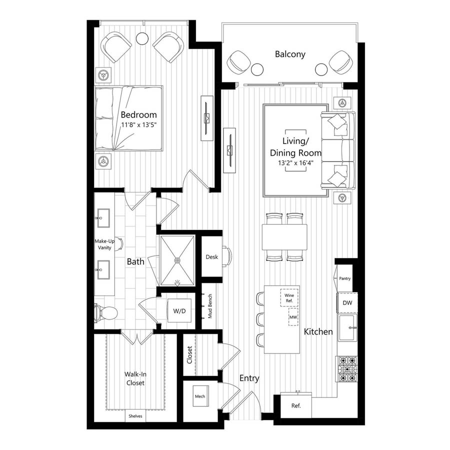 A2 floor plan