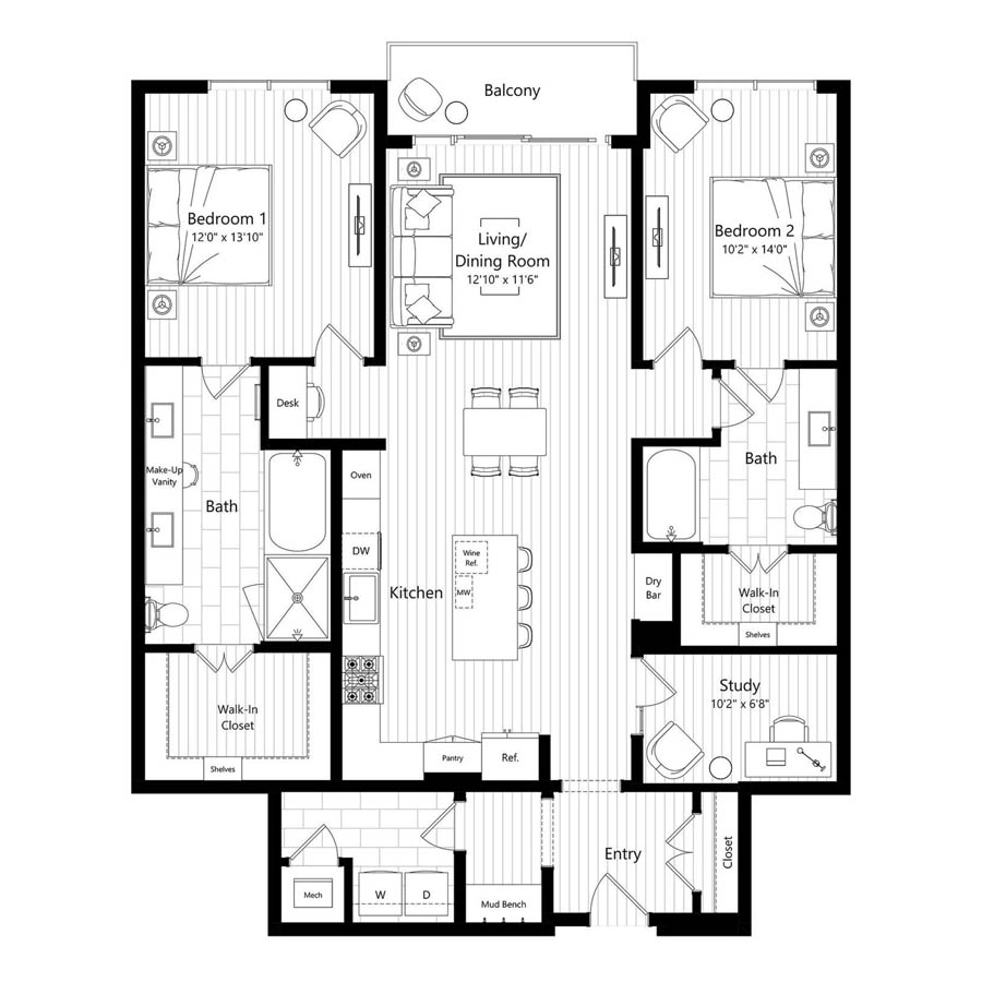 B4 floor plan
