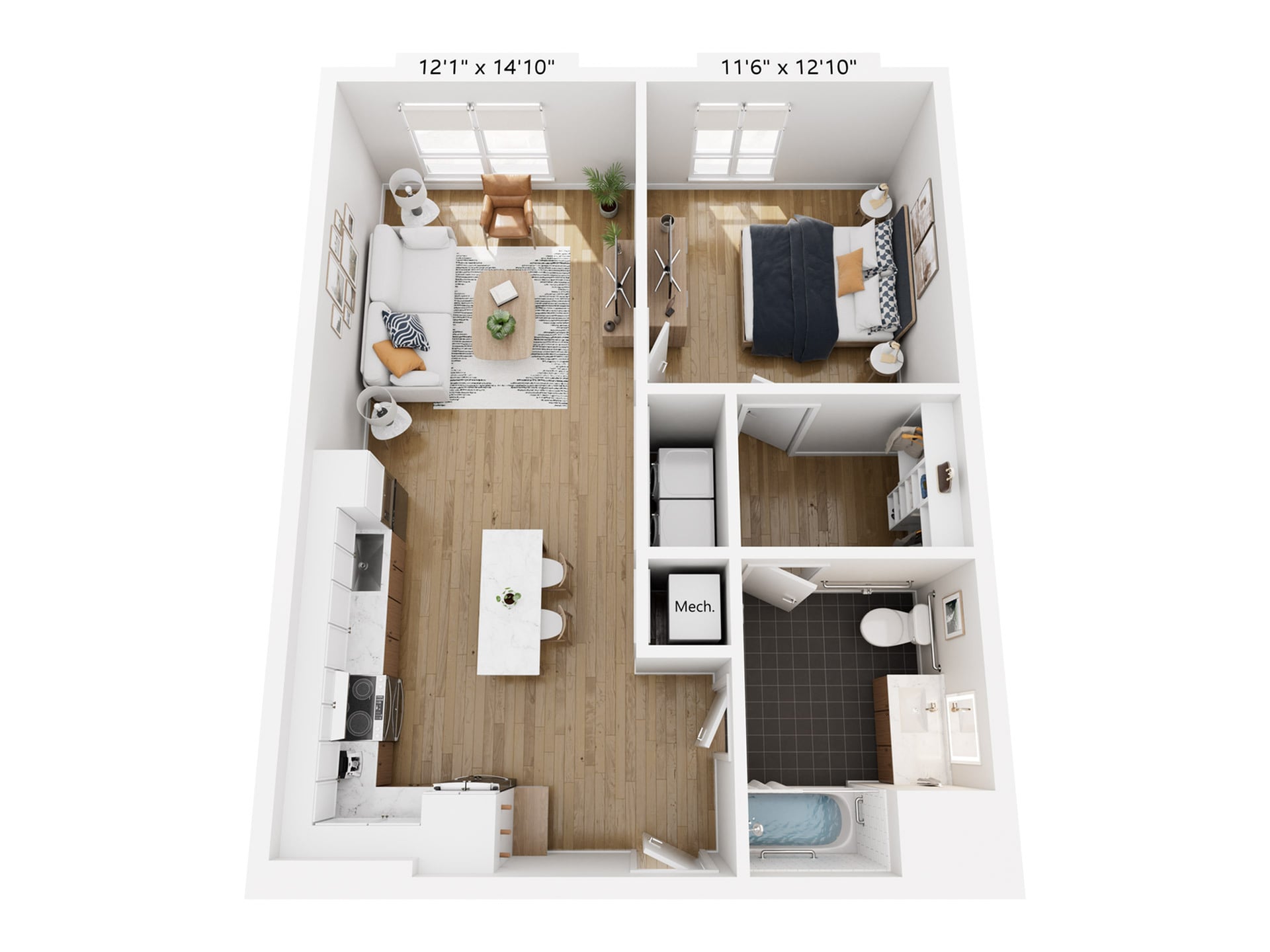 A25H floor plan