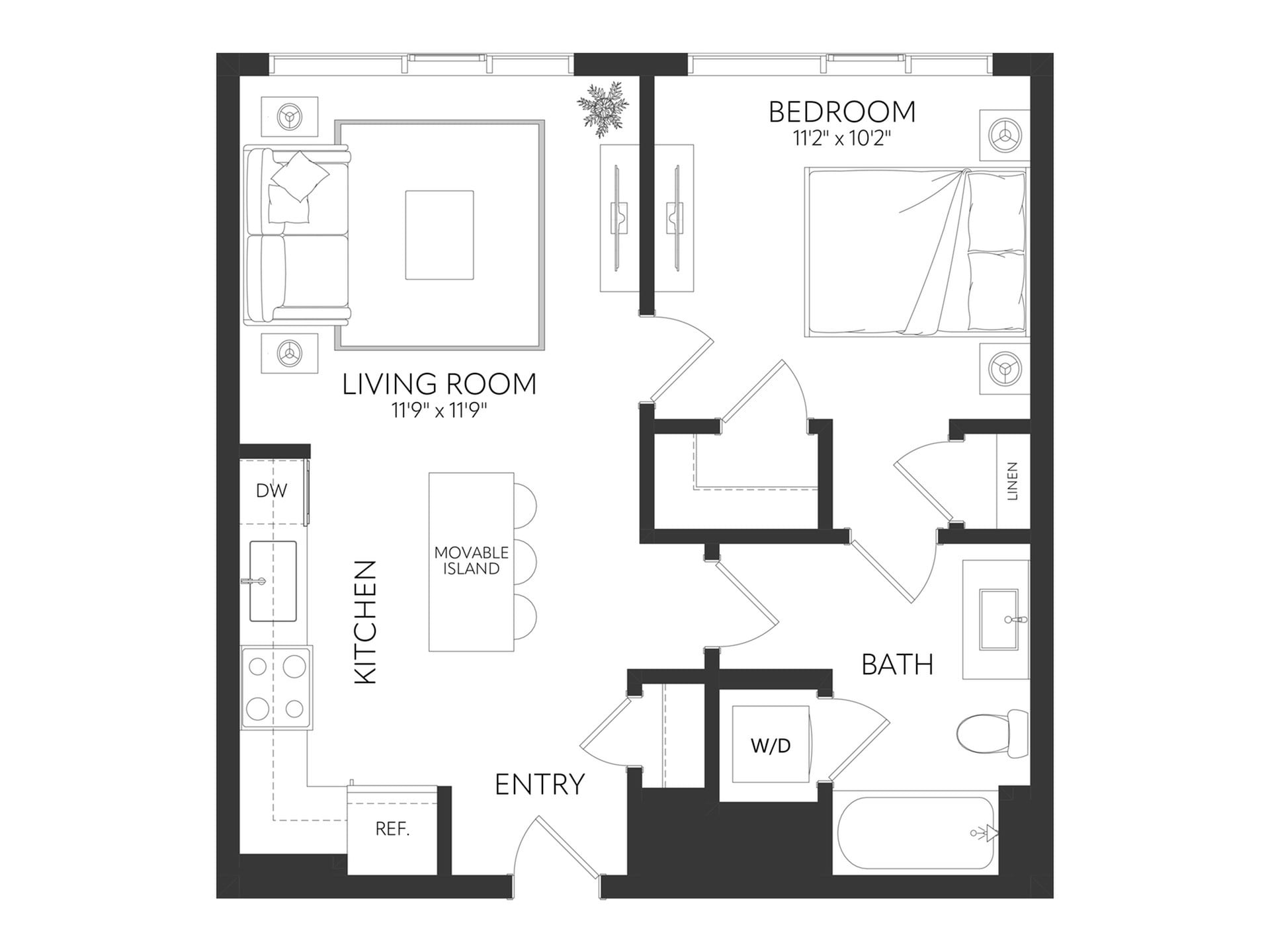 A2 floor plan