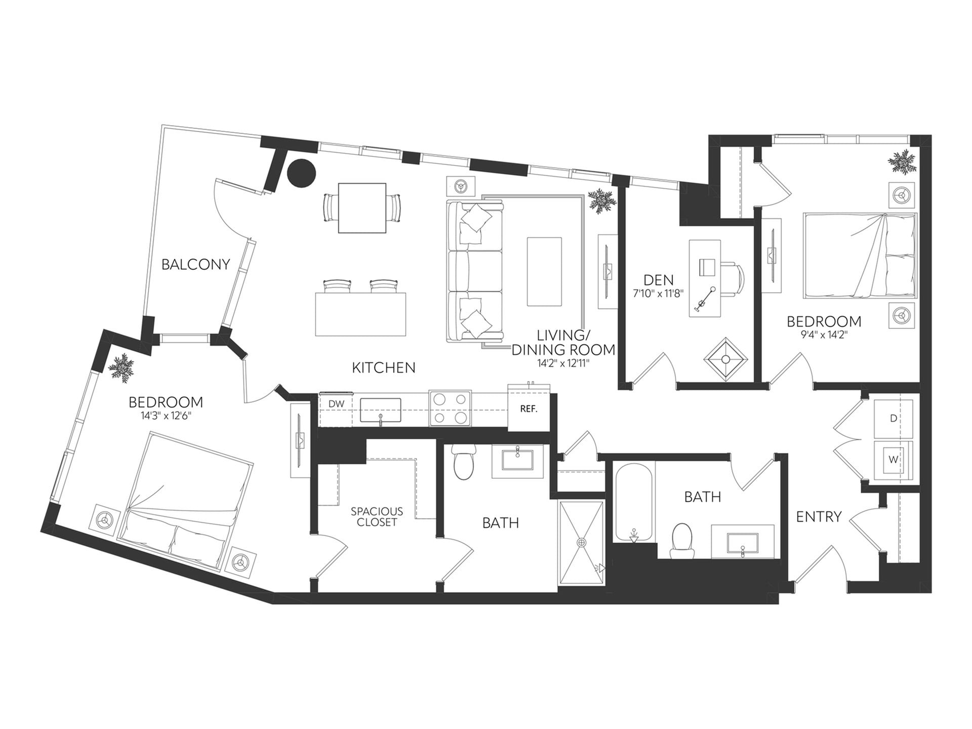 B11DH floor plan