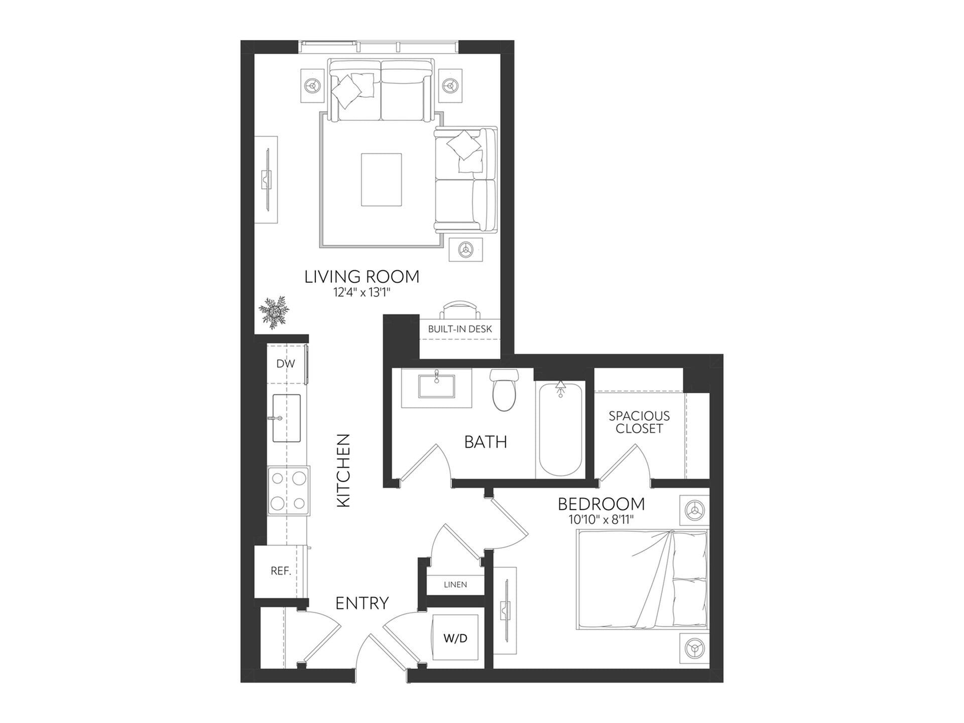 A1U floor plan
