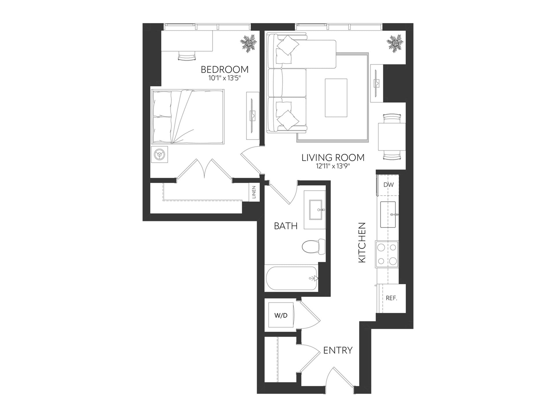 A6 floor plan
