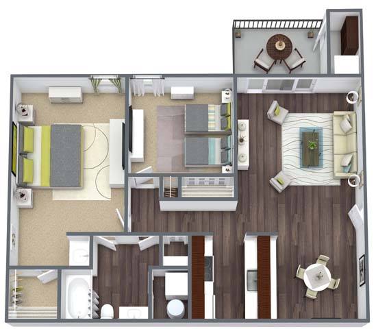 Hickory floor plan