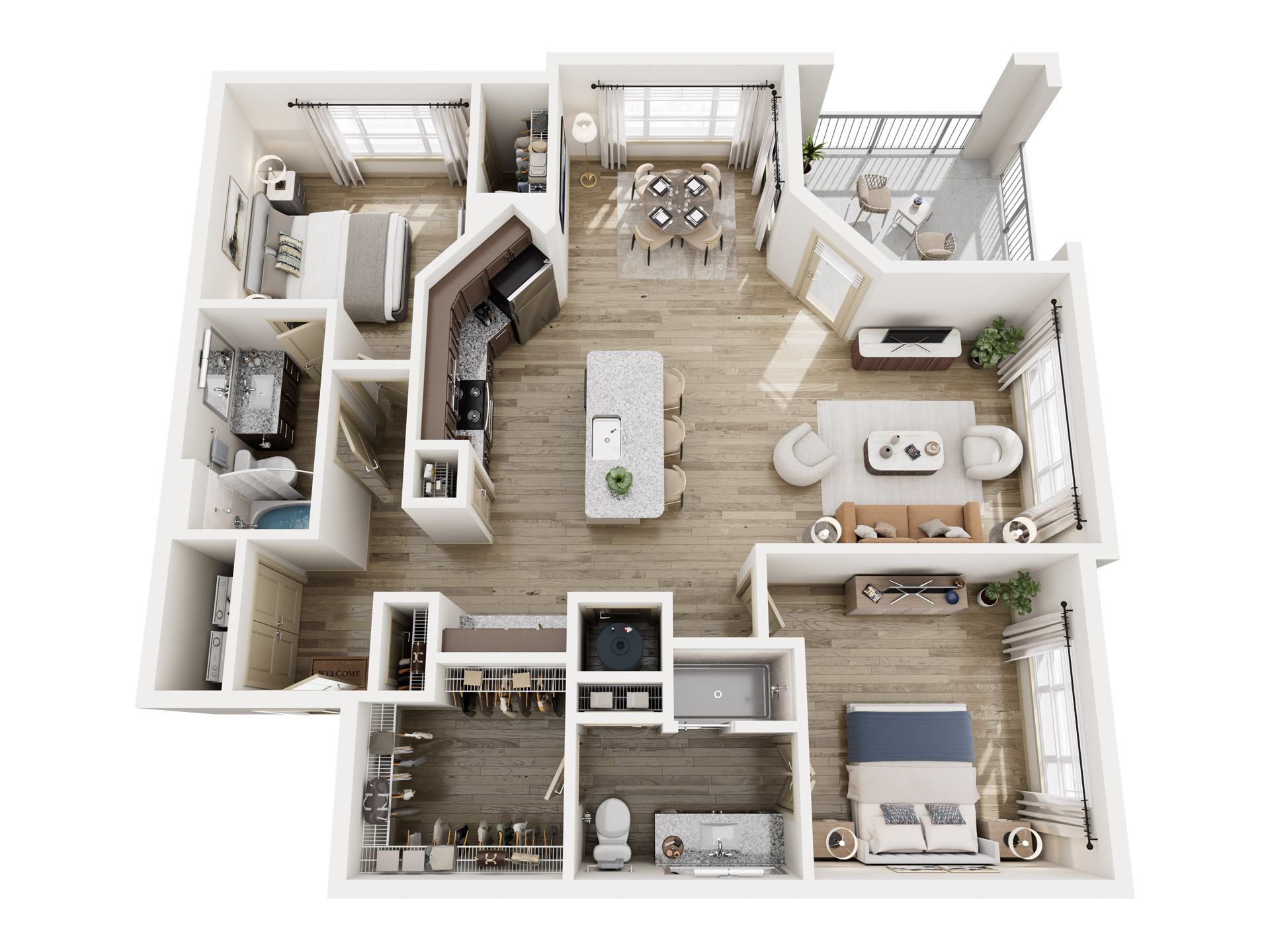 B4P floor plan