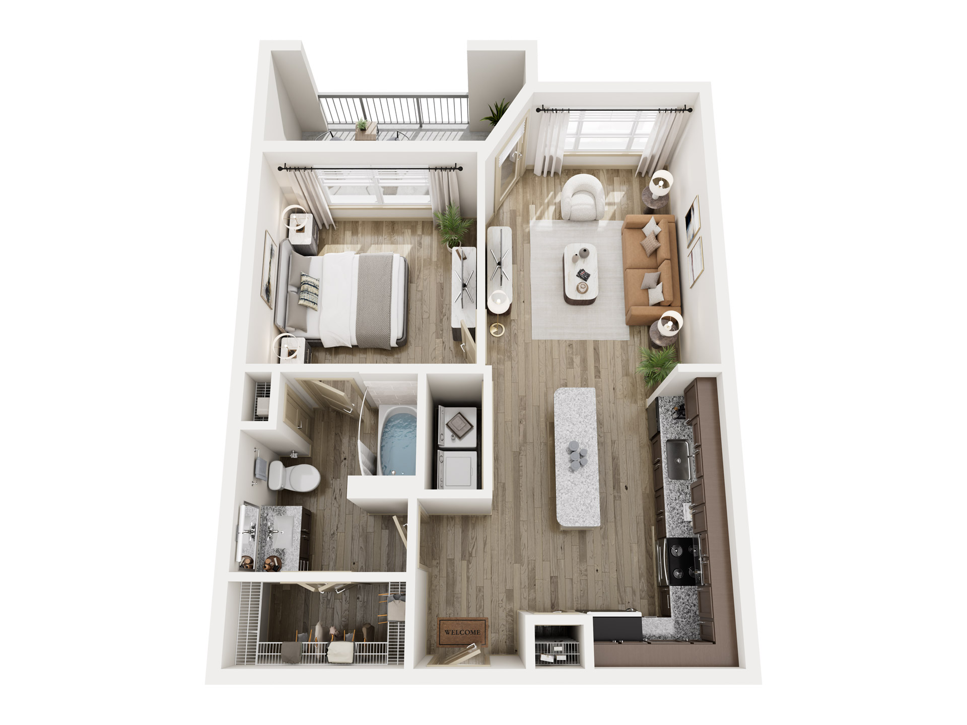 A1P floor plan