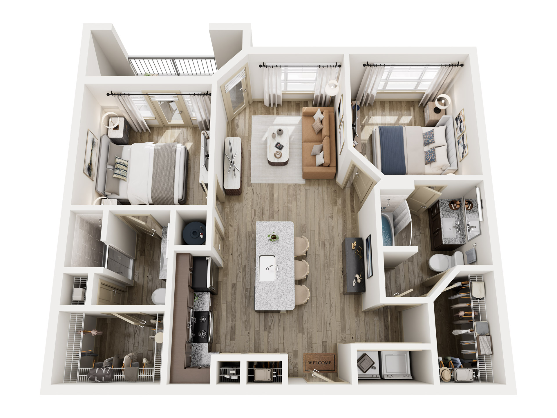 B1P floor plan