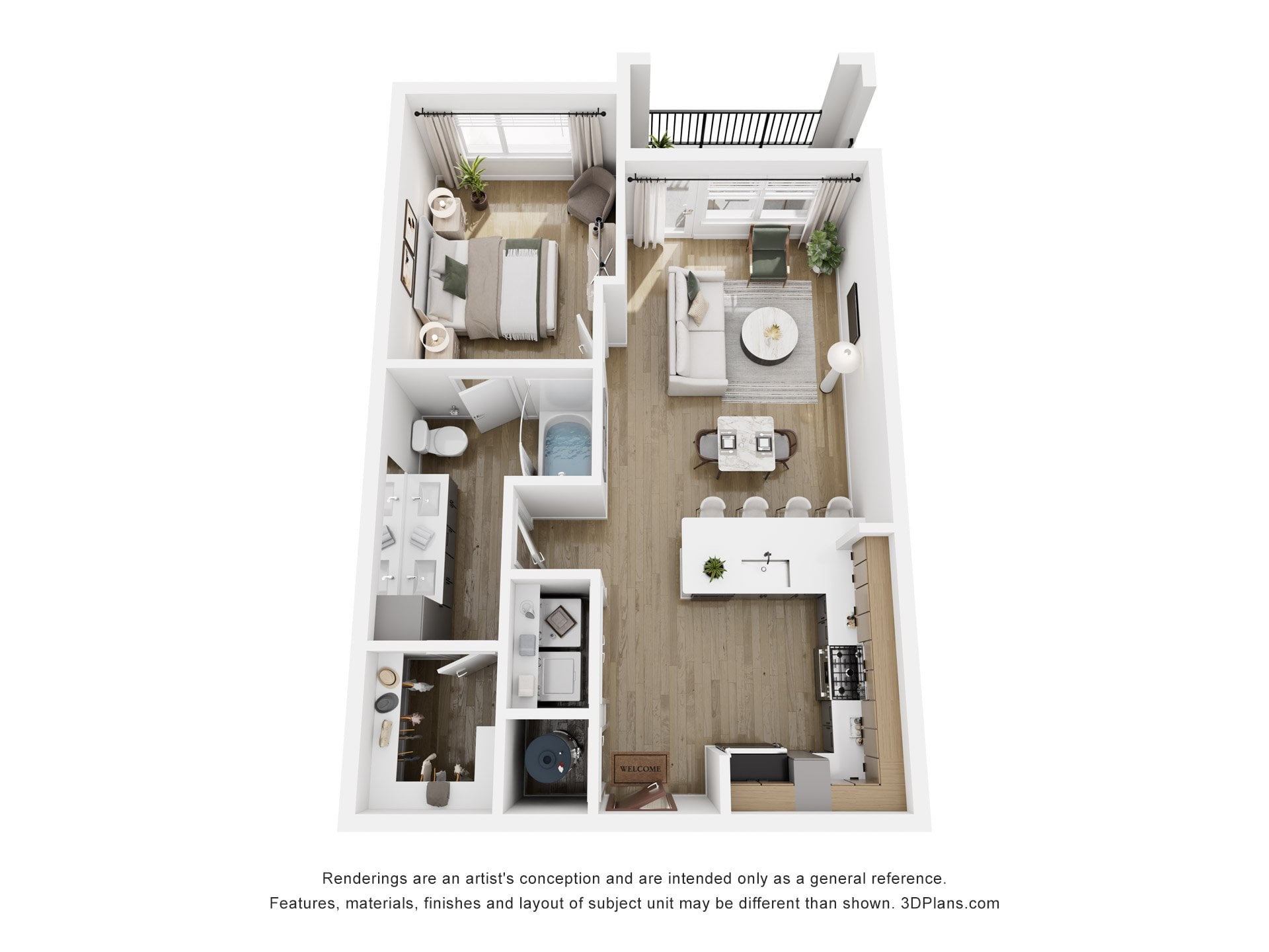 A2 floor plan