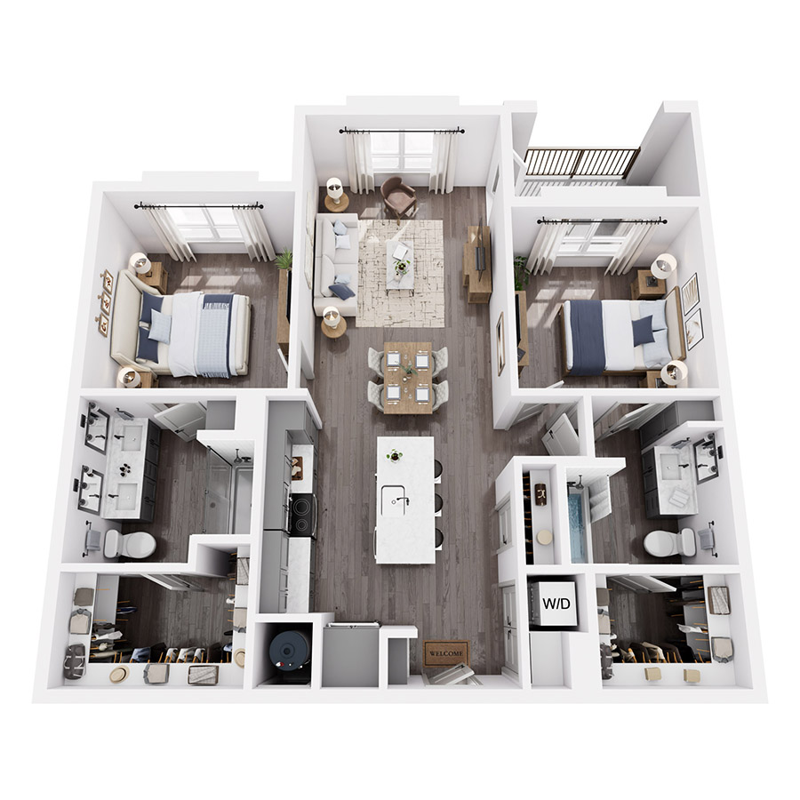The Miller floor plan