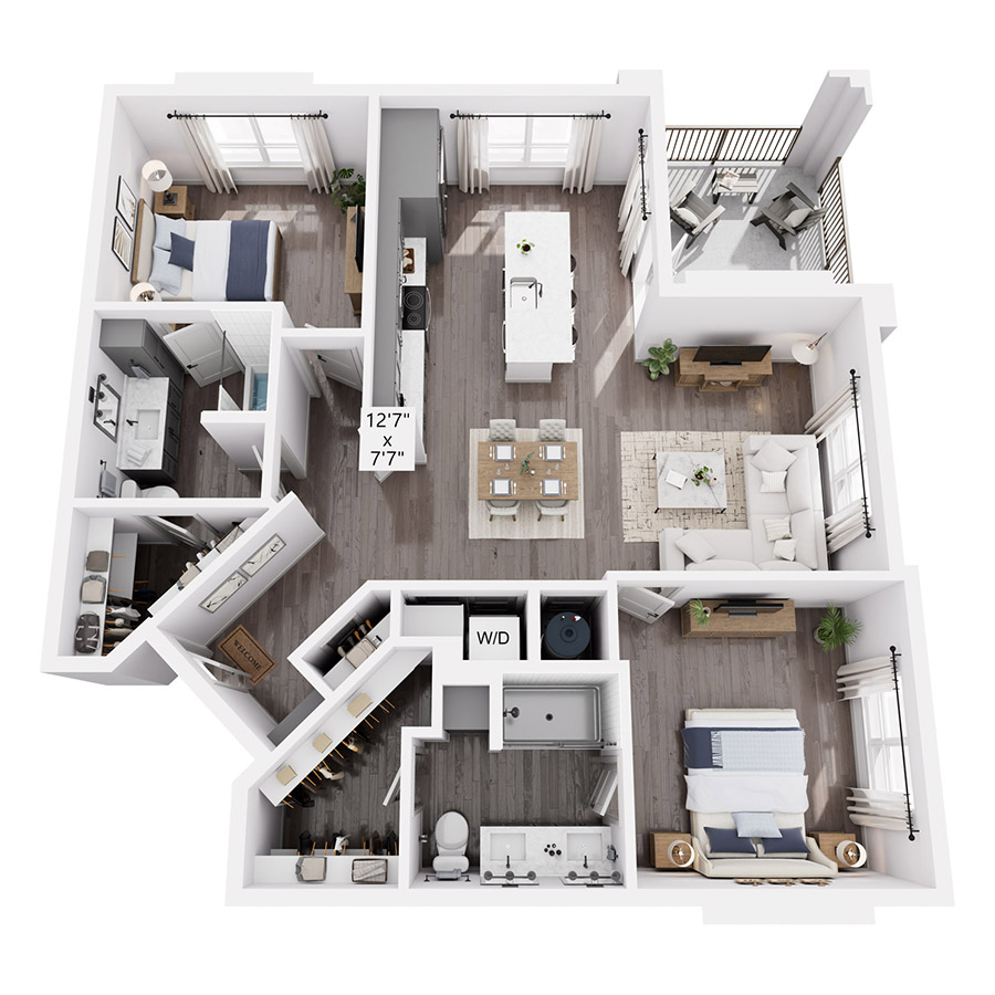 The Pacey floor plan