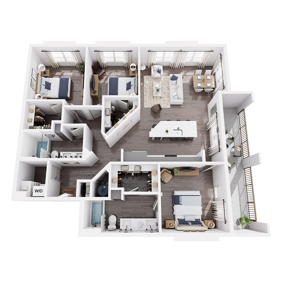 The Savannah floor plan