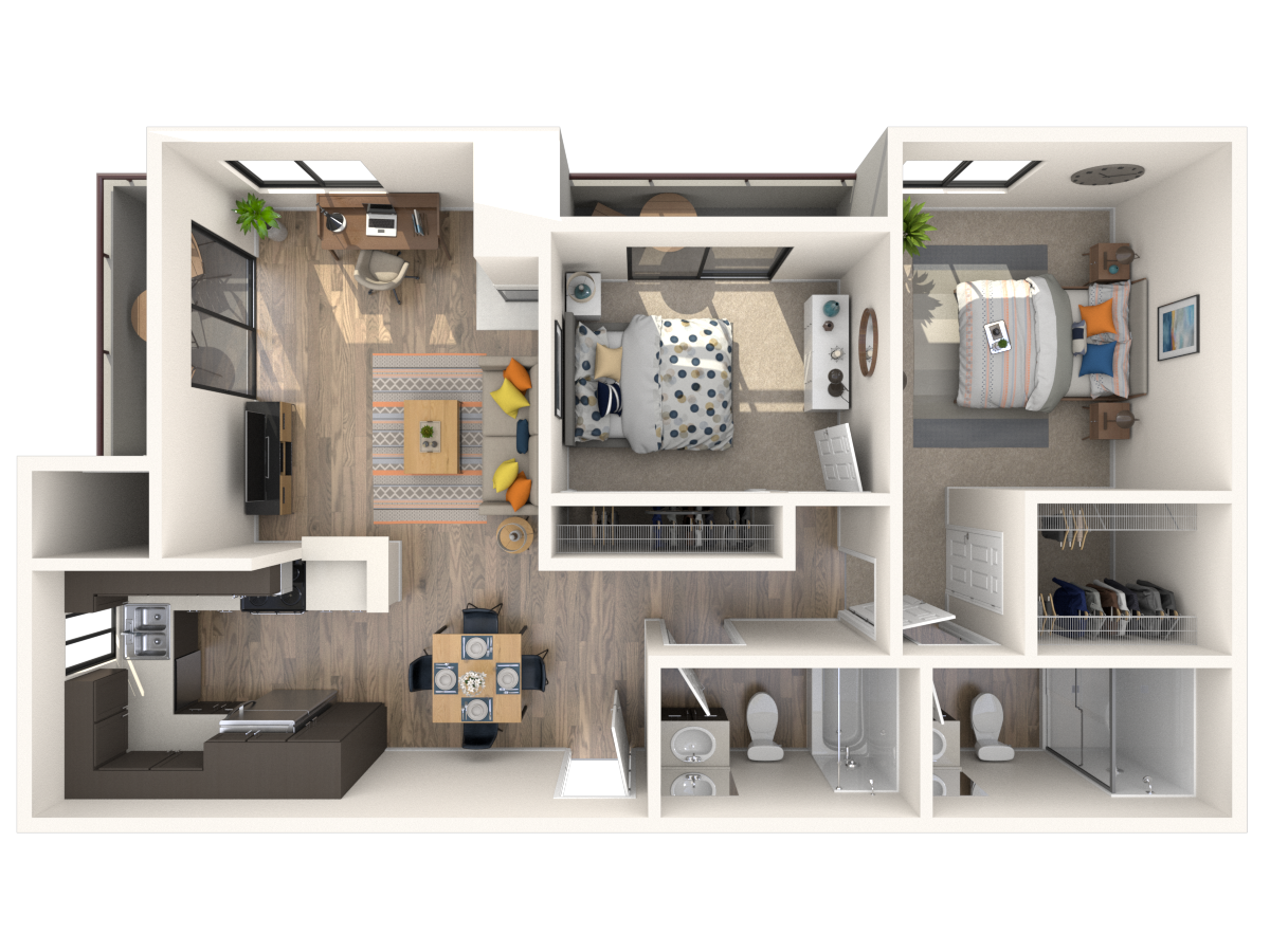 Plan A floor plan