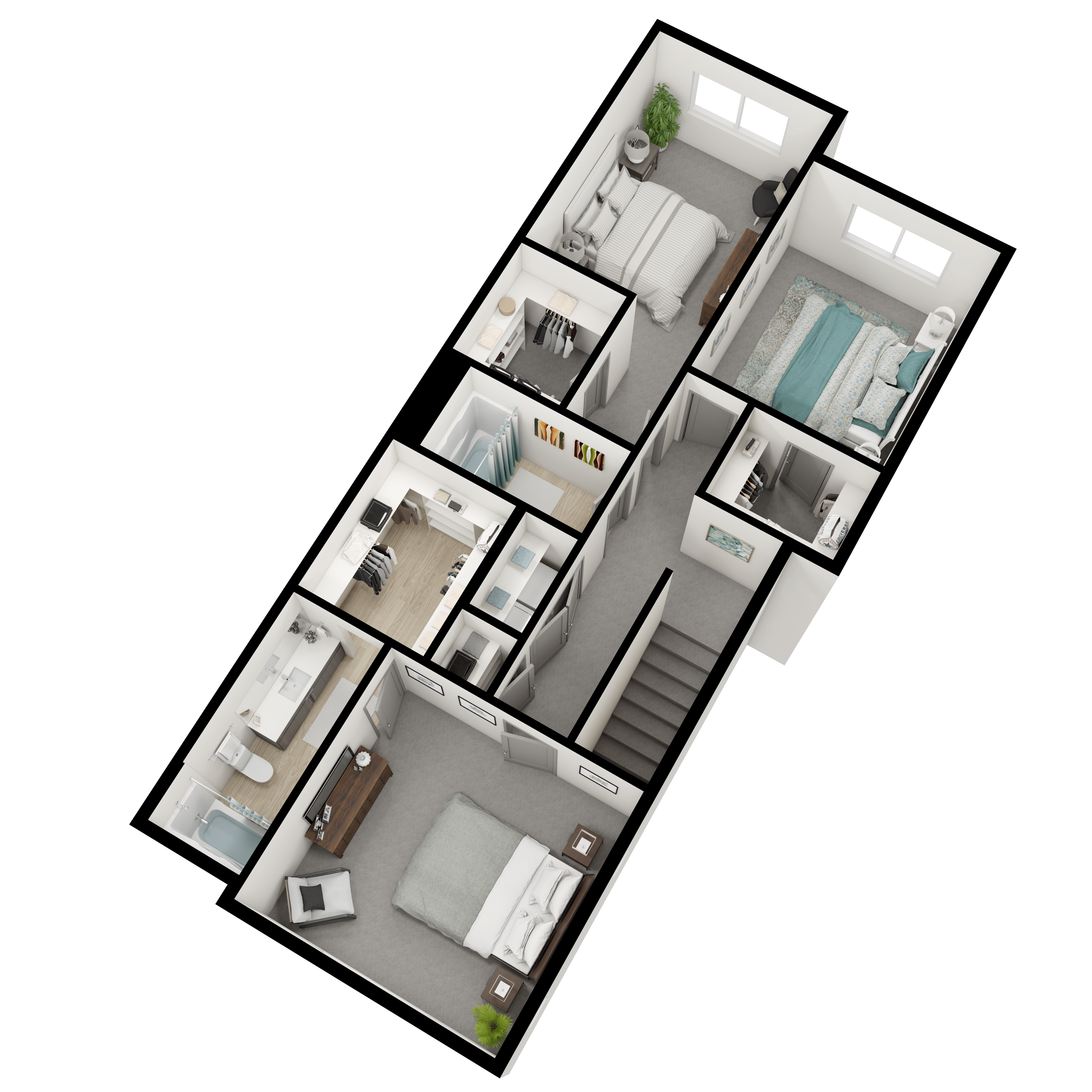 Arrowhead 4-Bed w/Finished Basement  (East) floor plan