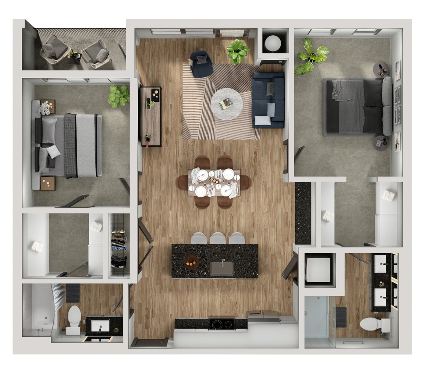 B2 floor plan