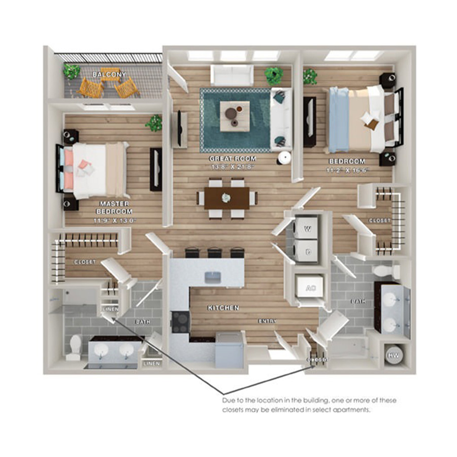 Bay floor plan