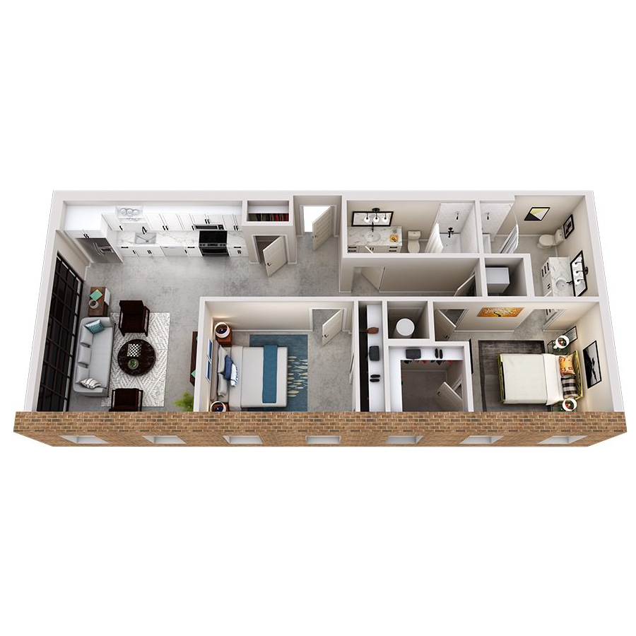 B2A floor plan