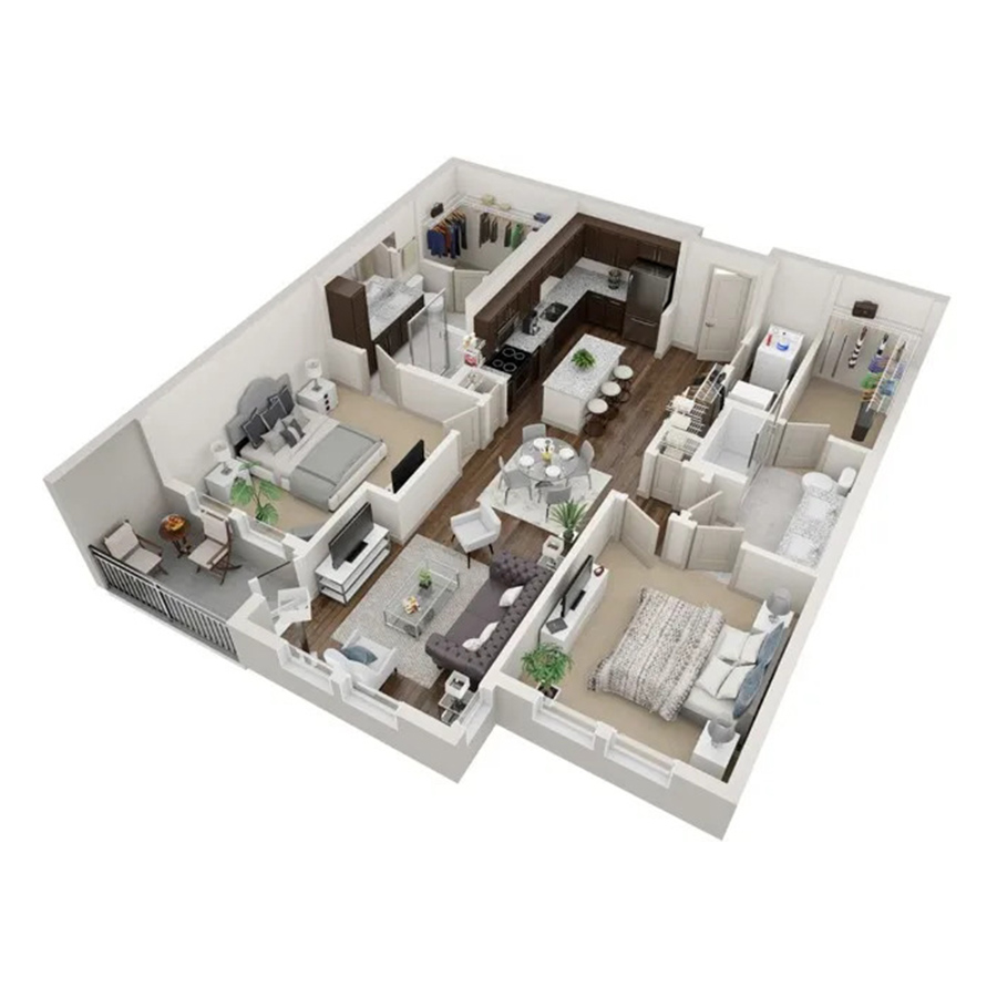 B2 floor plan