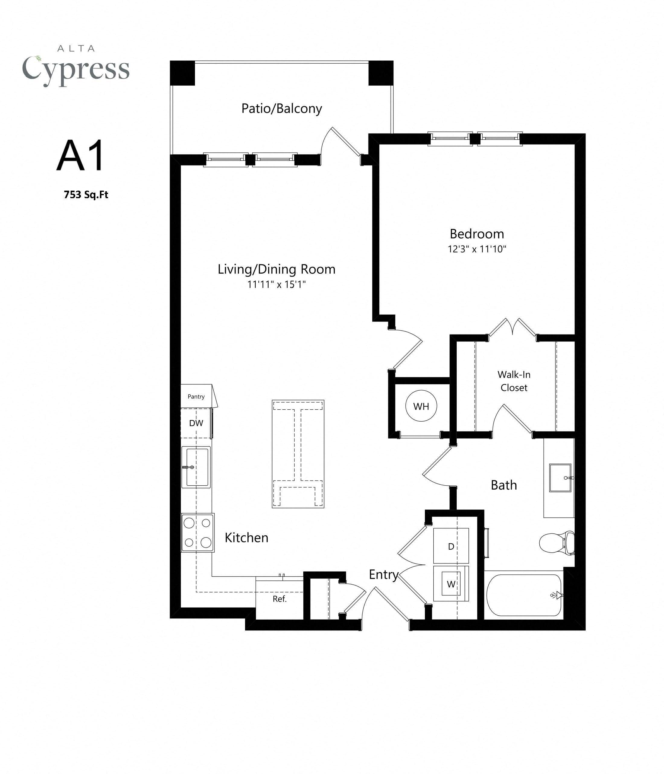 A1 floor plan