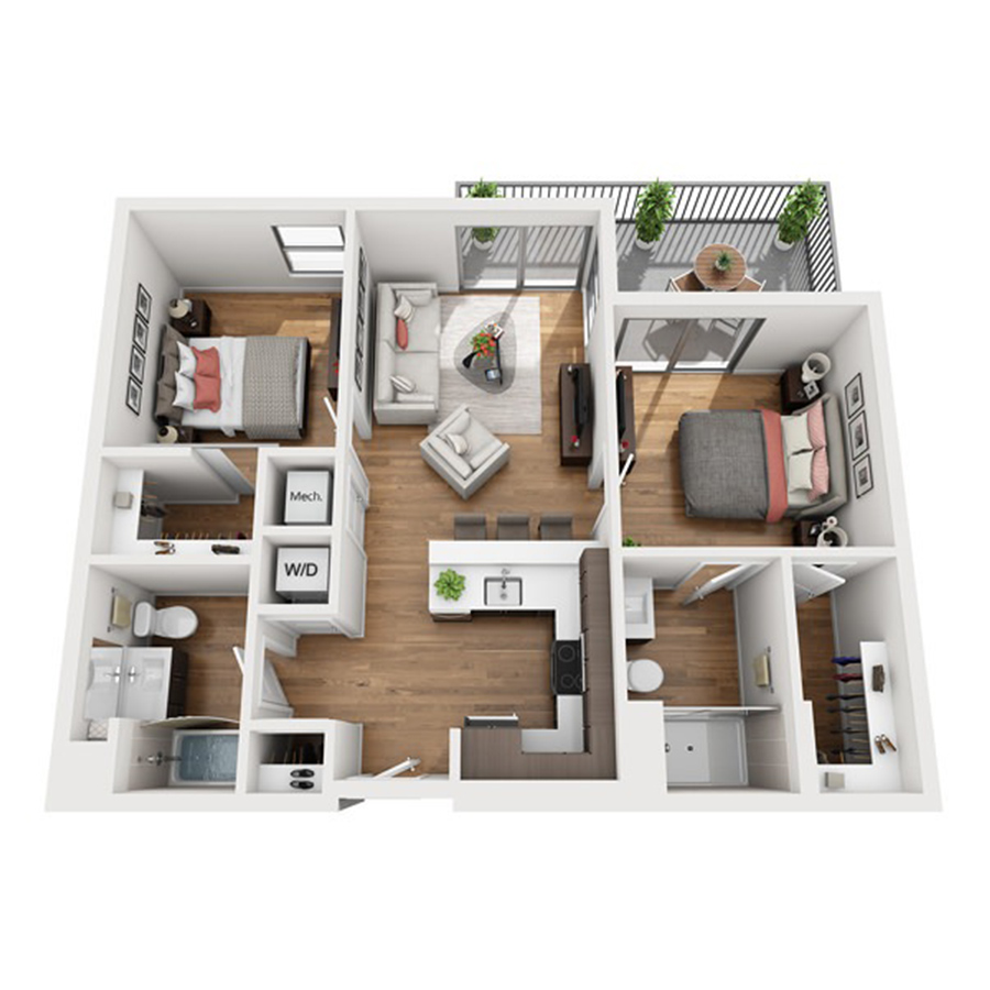 B1a floor plan