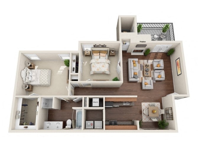 The Evergreen floor plan