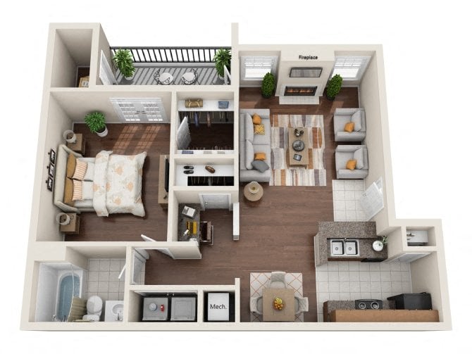 The Banyan floor plan
