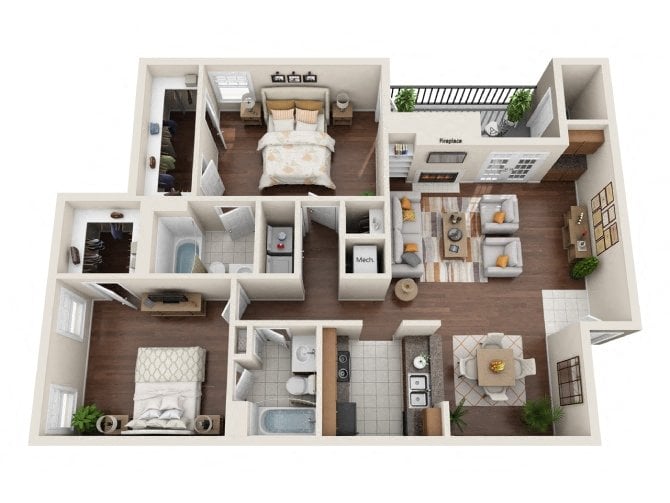 The Dogwood floor plan