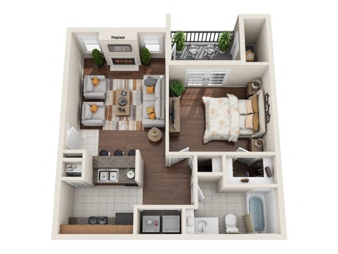 The Aspen floor plan