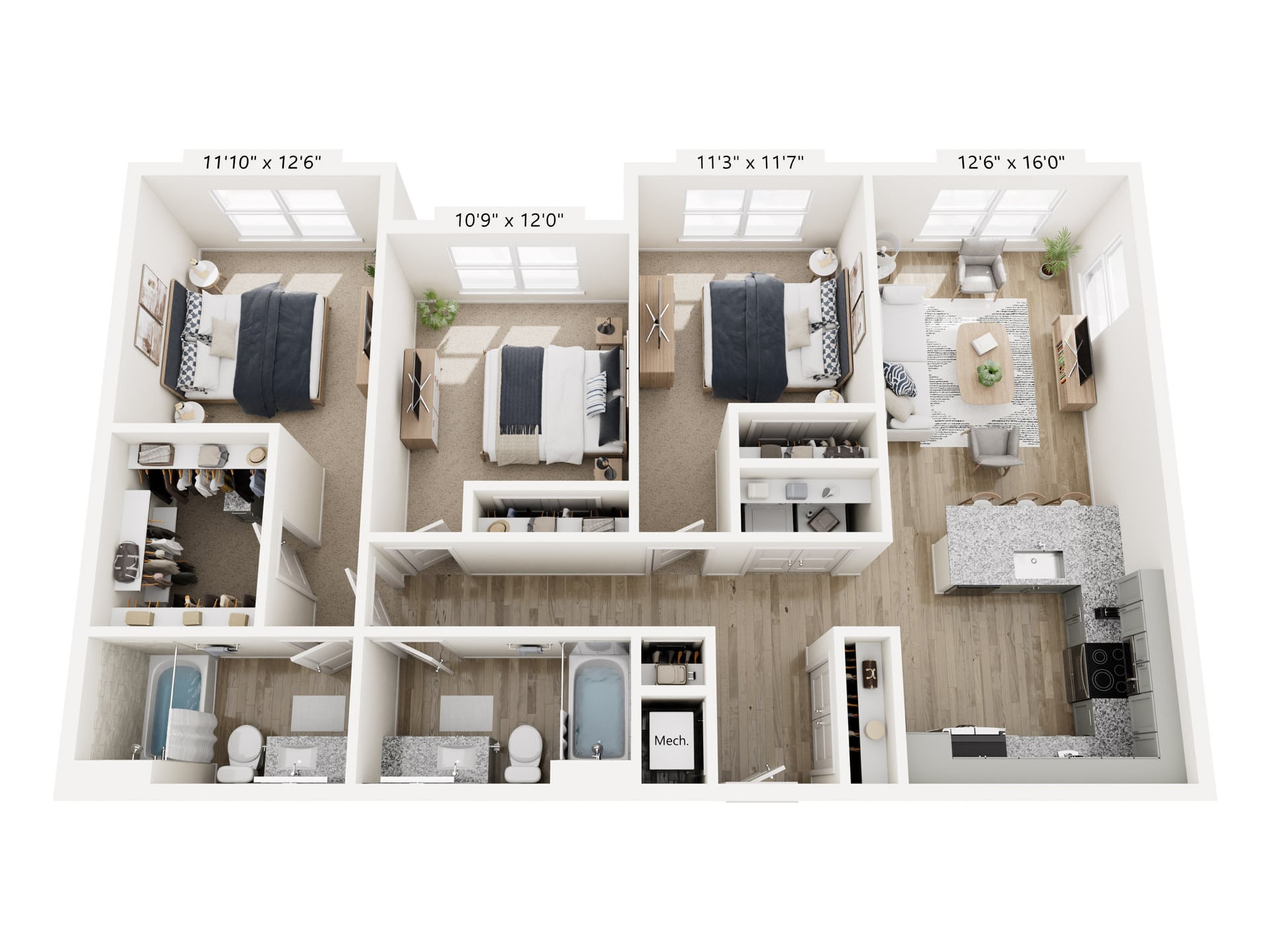 C1-TA floor plan