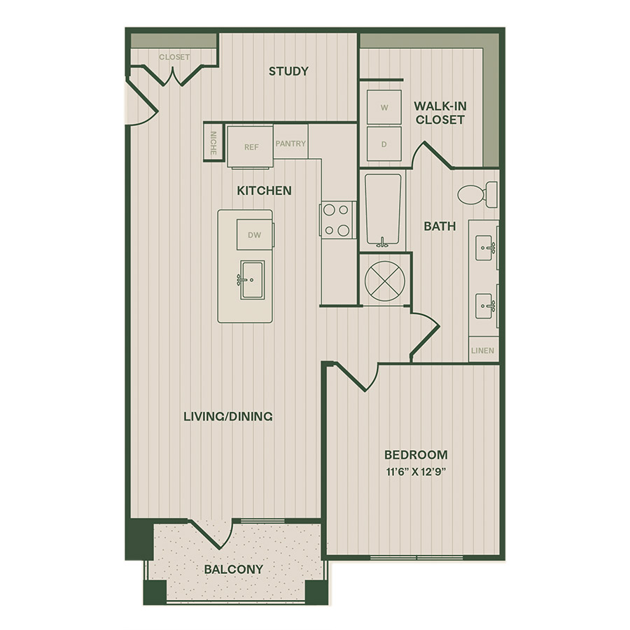 A2 floor plan