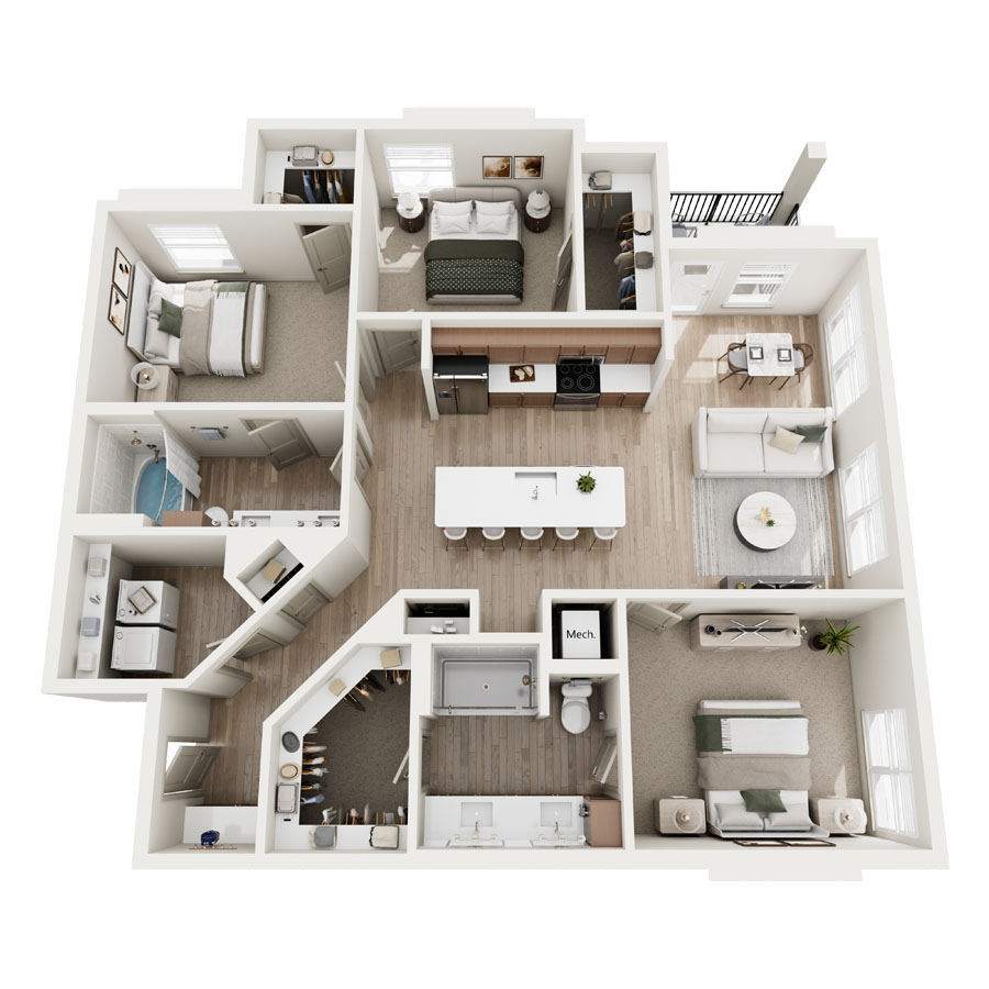 C1A floor plan
