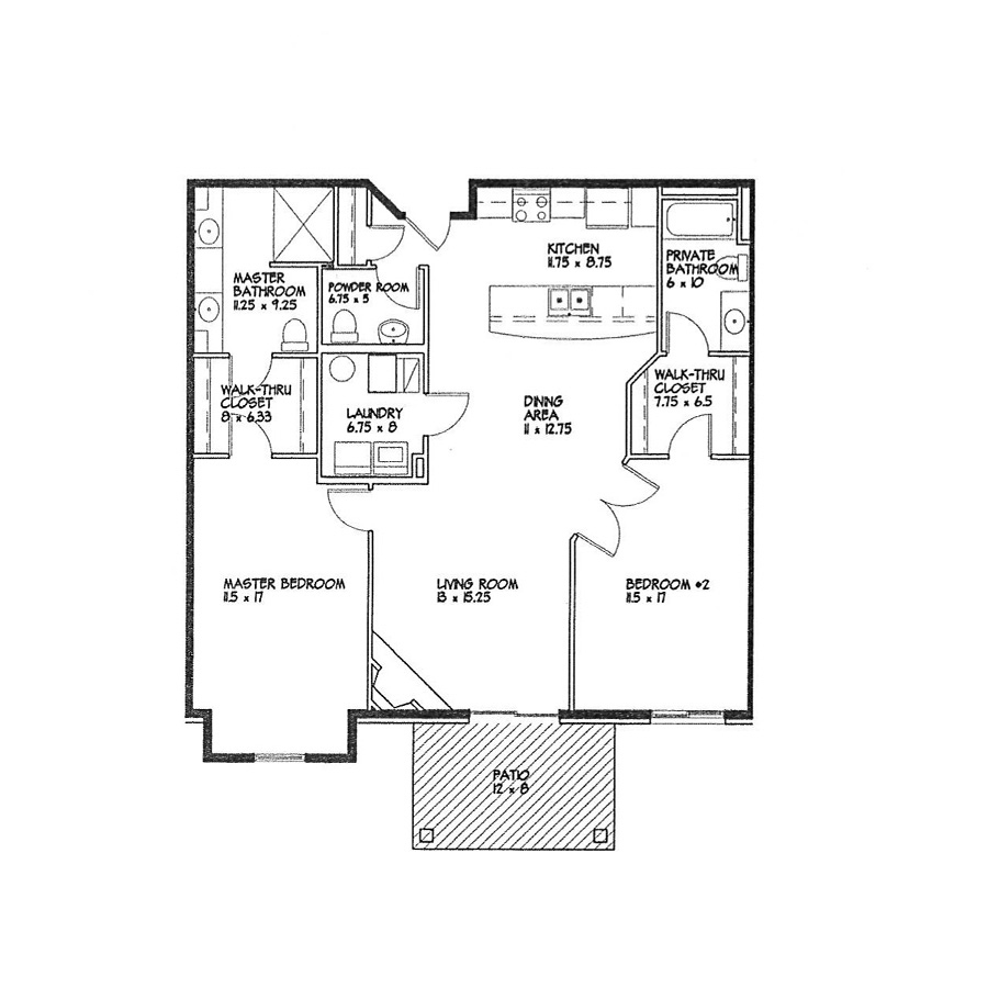 R floor plan