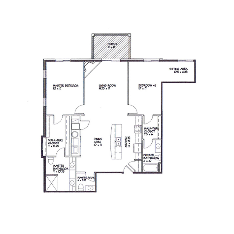 S floor plan