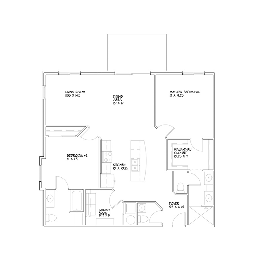 E floor plan