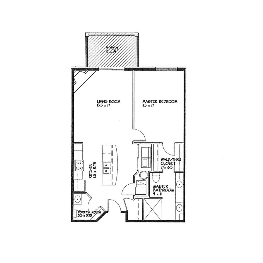 M floor plan