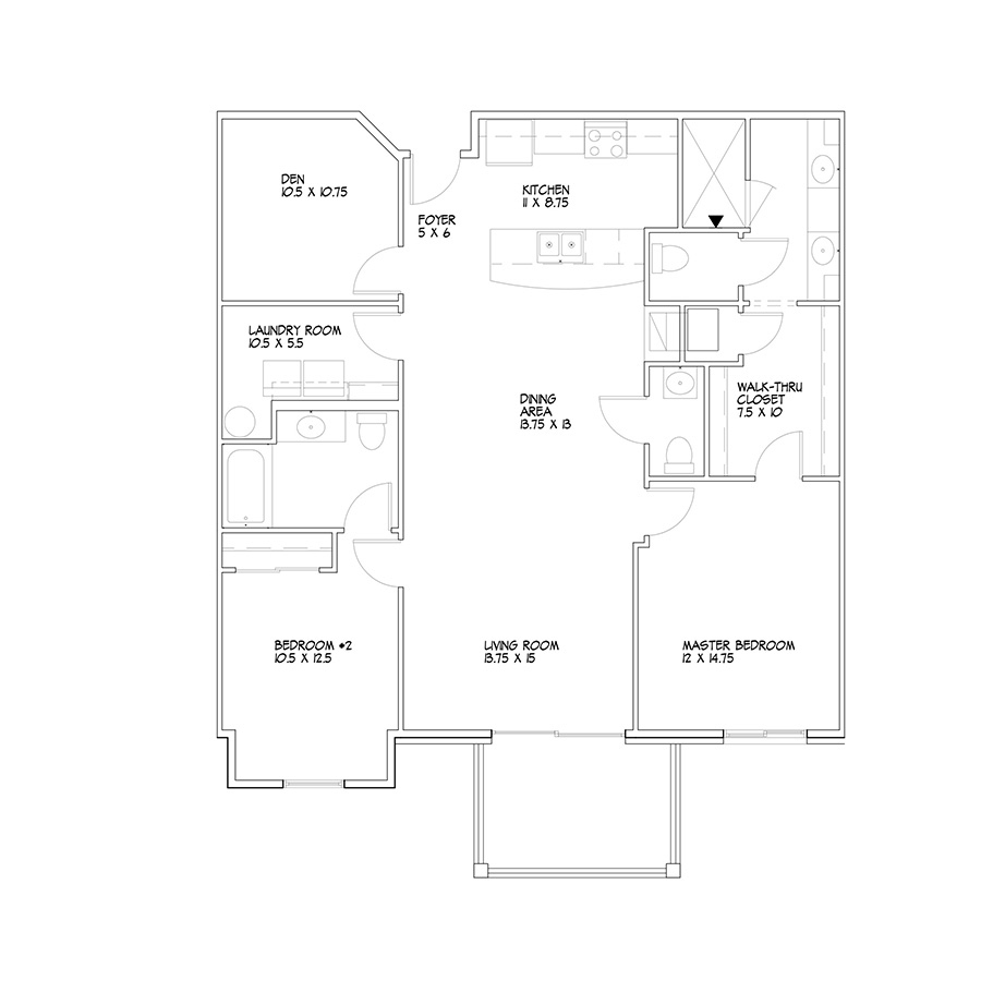 K floor plan