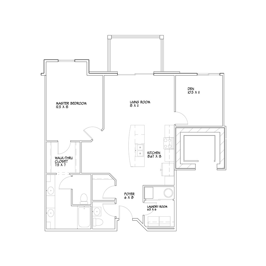 C floor plan
