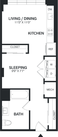 Studio-S4 floor plan
