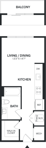 Studio-S1 floor plan